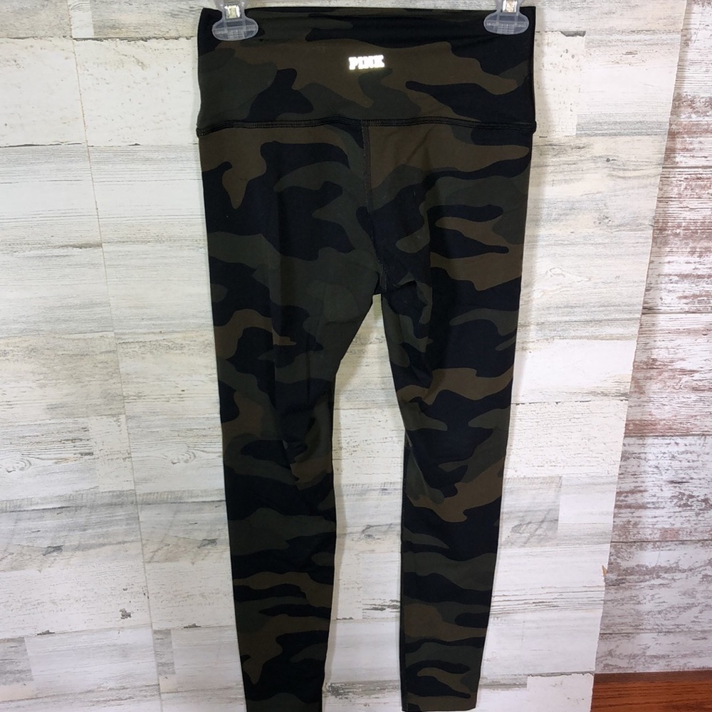 VS PINK camo ultimate high waisted leggings size small camouflage yoga pants​​​ - Picture 2 of 7